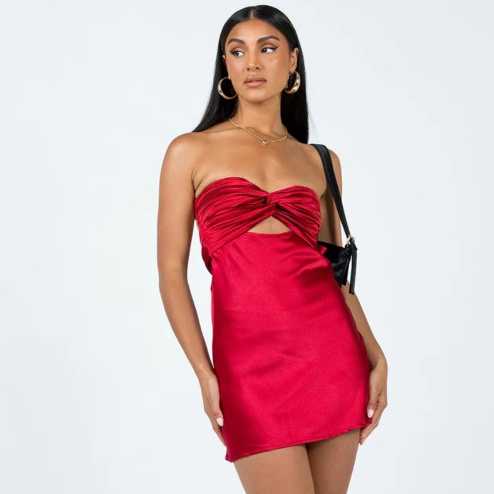 SHELLIE MINI DRESS RED